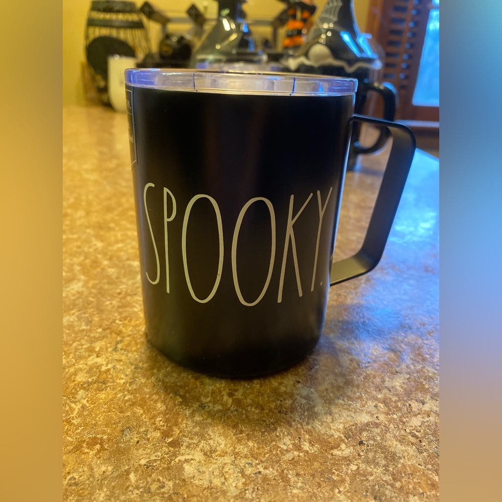 NWT Rae Dunn “Spooky” Insulated Stainless Steel Mug